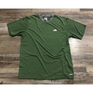 The North Face Adventure T Shirt Mens Large Green Short Sleeve